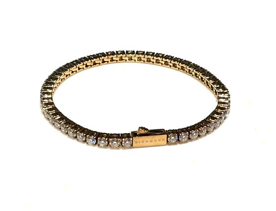 Bracciale John Richmond Donna Tennis Lab in Titanio Diamante Lab Grown 4.80 Ct JRTW29GW - JRTW29GW